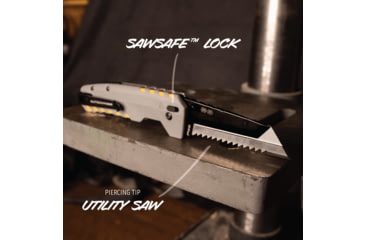 Image of Outdoor Edge Cutlery RAZOR XD2 3in Heady Duty Folding Knife, EDC, Gray/Yellow, Black, One Size, XDS230AC
