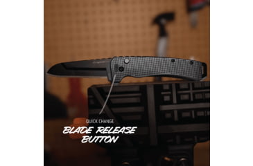 Image of Outdoor Edge Cutlery RAZOR XD3 3in EDC Folding Knife, Charcoal, Sheepfoot, One Size, XDS330AC