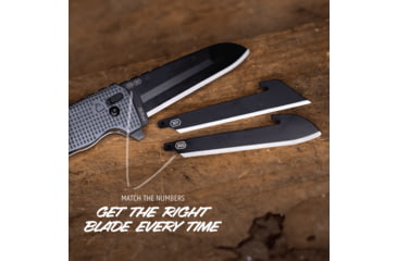 Image of Outdoor Edge Cutlery RAZOR XD3 3in EDC Folding Knife, Charcoal, Sheepfoot, One Size, XDS330AC