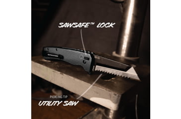 Image of Outdoor Edge Cutlery RAZOR XD3 3in EDC Folding Knife, Charcoal, Sheepfoot, One Size, XDS330AC