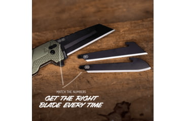 Image of Outdoor Edge Cutlery RAZOR XD4 3in EDC Folding Knife, Green Utility, One Size, XDS430AC