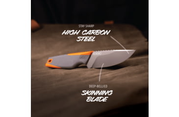 Image of Outdoor Edge Cutlery VANTEX 4in Drop Point Fixed Blade Knife w/Sheath, One Size, VNTXDPC