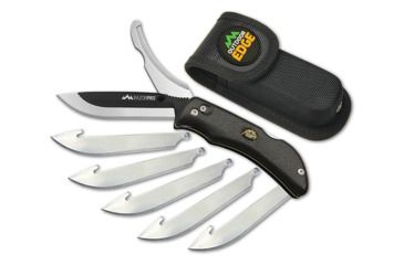 Image of Outdoor Edge RO10C Razor Pro Folder 3.5'' 420J2 Stainless Razor/Zipper Black