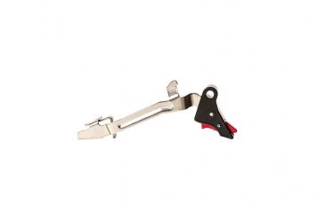 Image of Overwatch Precision DAT Trigger for Glock 42, Black Shoe/Bright Red Safety, 27226