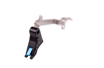 Image of Overwatch Precision TAC Pistol Trigger, .45 ACP, 10mm Auto, Flat, Type III Hard Anodized, Black/Blue, 26327