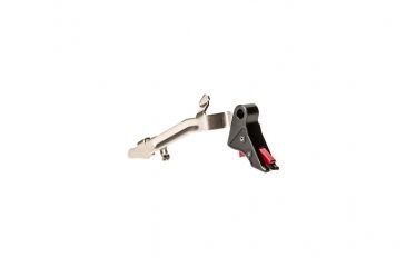 Image of Overwatch Precision TAC Trigger, Glock Gen 1-4, .357 SIG/.40 S&amp;W/9mm Luger, Black Shoe/Bright Red, 25326