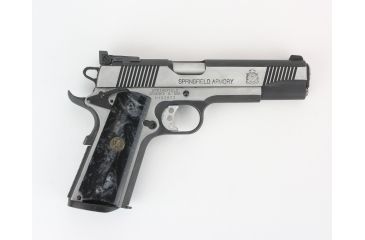 Image of Pachmayr 1911 Black Pearl Smooth Firearm Grip, 62000