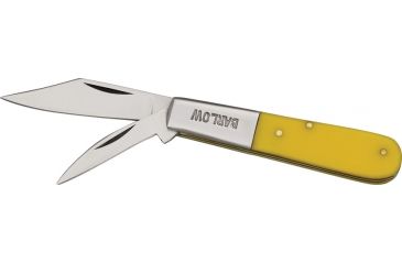 Image of Pakistan Barlow Clip Wharncliffe Knife, Yellow, 3.25in. Closed PA5023YW