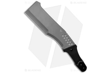 Image of Paragon Chopper Machete Fixed Blade Knife, 9.75in, 440 Stainless Steel, Cleaver Blade, Polymer Black Handle, Gray/Black, 15.125in, BHQ-124114