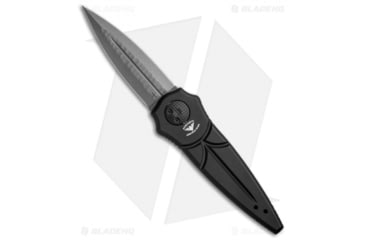 Image of Paragon Warlock Enchanter Folding Knife, 3.875in, CPM S30V, Dagger Blade, Aluminum Black Handle, Bead Blast Sorcerer, Gray/Black, 9.375in, BHQ-36882