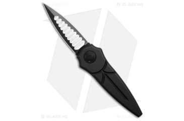 Image of Paragon Warlock-X Folding Knife, 3.90in, CPM S35VN Stainless Steel, Dagger Blade, Aluminum Black Handle, Convergence AI, Black/Steel/Black, 9.35in, BHQ-206675