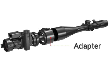 Image of PARD Optics Predator 640 Thermal Imaging Front Clip-on 53mm Adapter, Black, PR-A53S