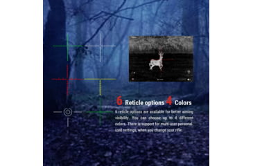 Image of PARD Optics SA62 Thermal Imaging 1-4x35mm Rifle Scope w/LRF, OLED, 640x480, 50Hz, Black, SA62-35 w/LRF