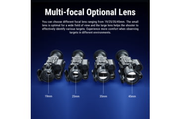 Image of PARD Optics SA62 Thermal Imaging 1-4x35mm Rifle Scope w/LRF, OLED, 640x480, 50Hz, Black, SA62-35 w/LRF