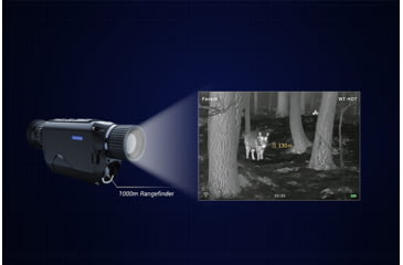 Image of PARD Optics TA62-LRF 2.2x35mm Themal Monocular, 50Hz, 640x480, Black, TA62-35-LRF