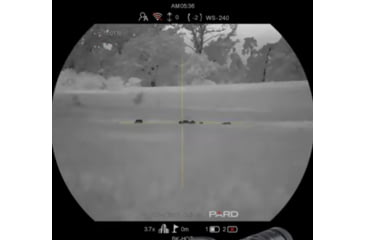 Image of PARD Optics Pantera eX 640 3.7x50mm Thermal Rifle Scope w/LRF, 50Hz, 640x512, Black, PAE6-50/LRF