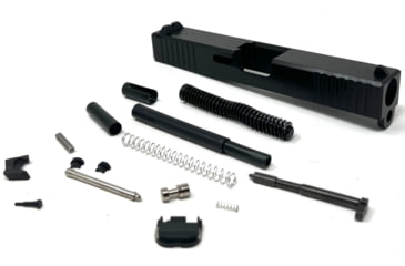 Image of Patmos Arms Judah Glock G23 Slide, No Barrel, Black, Compact Size, PAJ23-NB