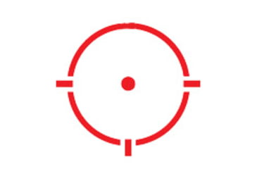 Image of Patriot Optics Response Enclosed Emitter Reflex Sight, Matte Black, 1x, PO-RS-R