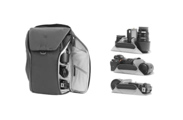 Image of Peak Design Everyday V2 Backpack, 20 Liters, Black, BEDB-20-BK-3