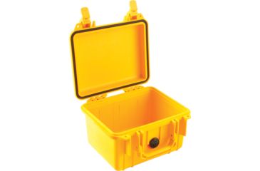 Image of Pelican 1300 Small Protector Waterproof Case, Yellow, No Foam, 1300-001-240