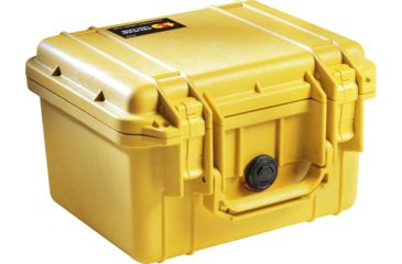 Image of Pelican 1300 Small Protector Waterproof Case, Yellow, No Foam, 1300-001-240