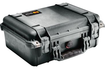 Image of Pelican 1450NF Protector Waterproof Crushproof Medium Case, Black w/ No Foam
