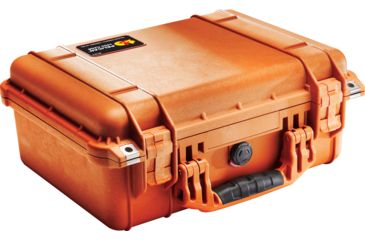Image of Pelican 1450NF Protector Waterproof Crushproof Medium Case, Orange - No Foam