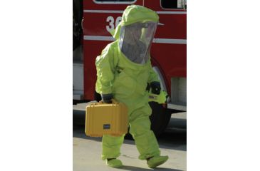 Image of Pelican 1500NF Medium Crushproof Dry Case, 18.5x14x7in, Yellow - No Foam