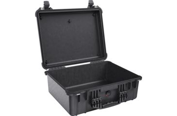 Image of Pelican 1550 Waterproof 20x16x8in Protector Case, Black, No Foam, 1550-001-110