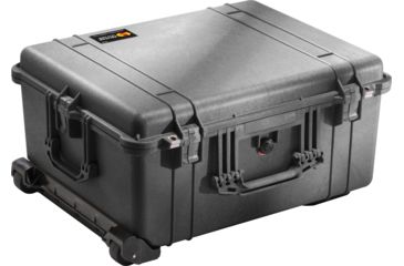 Image of Pelican 1610 Waterproof 25x20x12in Transport Case, Black w/Dividers
