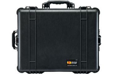 Image of Pelican 1610 Waterproof 25x20x12in Transport Case, Black w/Dividers