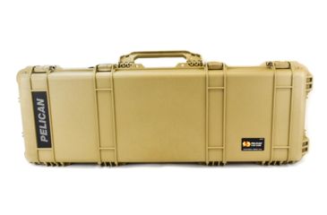 Image of Pelican 1720 Watertight Gun Case w/ Wheels and Foam - 42in Long Interior, Desert Tan 1720-000-190