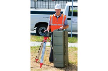 Image of Pelican 1740 Series Long Case Crushproof Dry Box w/ Lid &amp; Foam, OD Green