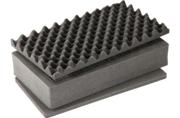 Image of Pelican 3 Piece Replacement Foam Set for 1525 Case, Black, 015250-4000-000