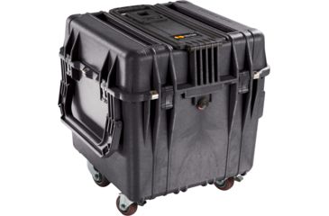 Image of Pelican 340 Watertight Protector 18in Cube Case w/ Wheels, Foam - Black