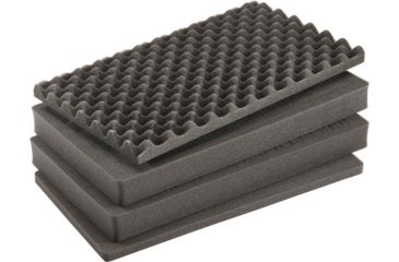 Image of Pelican 4 Piece Replacement Foam Set for 1555 Case, Black, 015550-4000-000