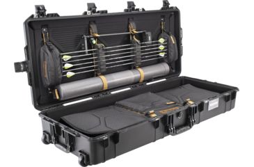 Image of Pelican Air 1745 Case, Bow, 44x16.8x7.9 inch Internal Dimension, 46.7x19.4x8.7 External Dimension, Black, 017450-0120-110