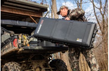 Image of Pelican Air 1745 Case, Bow, 44x16.8x7.9 inch Internal Dimension, 46.7x19.4x8.7 External Dimension, Black, 017450-0120-110