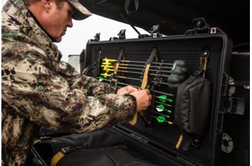 Image of Pelican Air 1745 Case, Bow, 44x16.8x7.9 inch Internal Dimension, 46.7x19.4x8.7 External Dimension, Black, 017450-0120-110