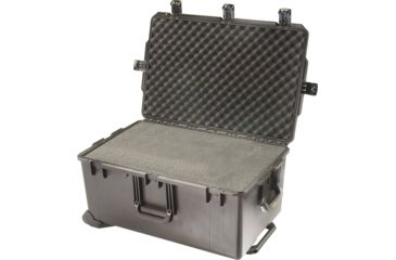 Image of Pelican Storm Cases iM2975 Dry Box w/Wheels, 31.3x20.4x15.5in, Black, Waterproof, Crushproof, Cubed Foam iM2975-00001