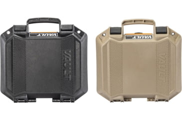 Image of Pelican VAULT V100 Small Pistol Case, 12.28in, Black, Tan