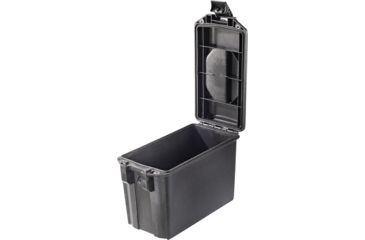 Image of Pelican VAULT V250 Case, Ammo, 6.3x12.7x10 inch Internal, 16.27x7.9x11.93 inch External Dimension, Black, VCV250-0010-BLK