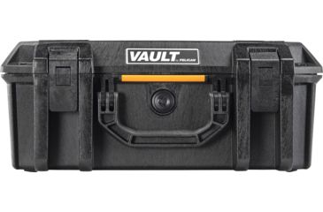 Image of Pelican VAULT V300 Case, Large Pistol, 16x11x6.5 inch Internal, 17.54x14.21x7.16 inch External Dimension, Black, VCV300-0000-BLK