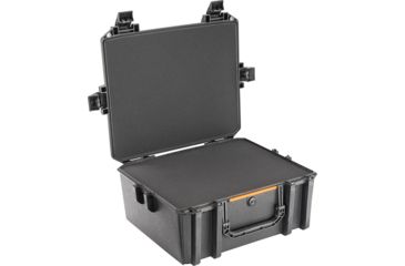 Image of Pelican VAULT V600 Case, Large Equipment, 21x17x9.5 inch Internal, 24.55x20.59x10.16 inch External Dimension, Black, VCV600-0000-BLK
