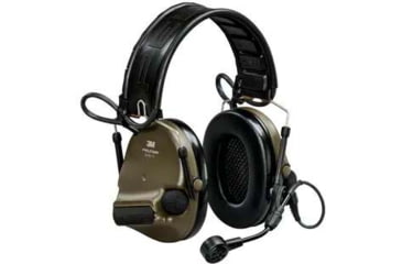 Image of PELTOR 3M, ComTac, VI NIB Headset, Foldable, MI Input, Dynamic Boom MIc, Green, MT20H682FB-09N GN