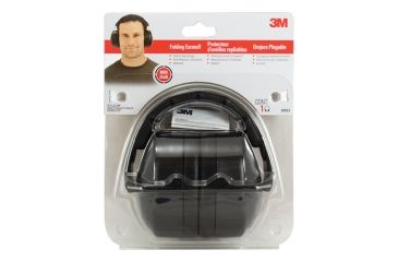 Image of Peltor 3M Folding Earmuffs 25dB Black