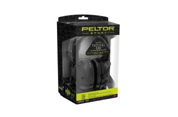Image of Peltor Sport Tactical 300 Electronic Hearing Protector, Black, TAC300-OTH
