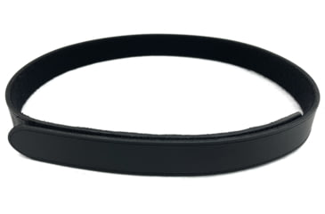Image of Perfect Fit 1.5in Finest Leather Belt w/ Full Velcro, Plain, Black, Large, 4999-LG