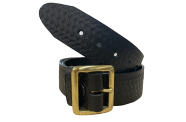 Image of Perfect Fit 1.75in Garrison Belt, Basket Weave, Brass Buckle, Black, 34, 5001-BW-BR-34