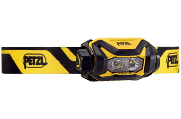 Image of Petzl PIXA R 1250 mAh CORE PRO Rechargeable Battery 600 Lumens LED Headlamp, Black/Yellow, E120CA00